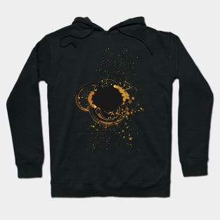 New Year Splatter Abstract Hoodie
